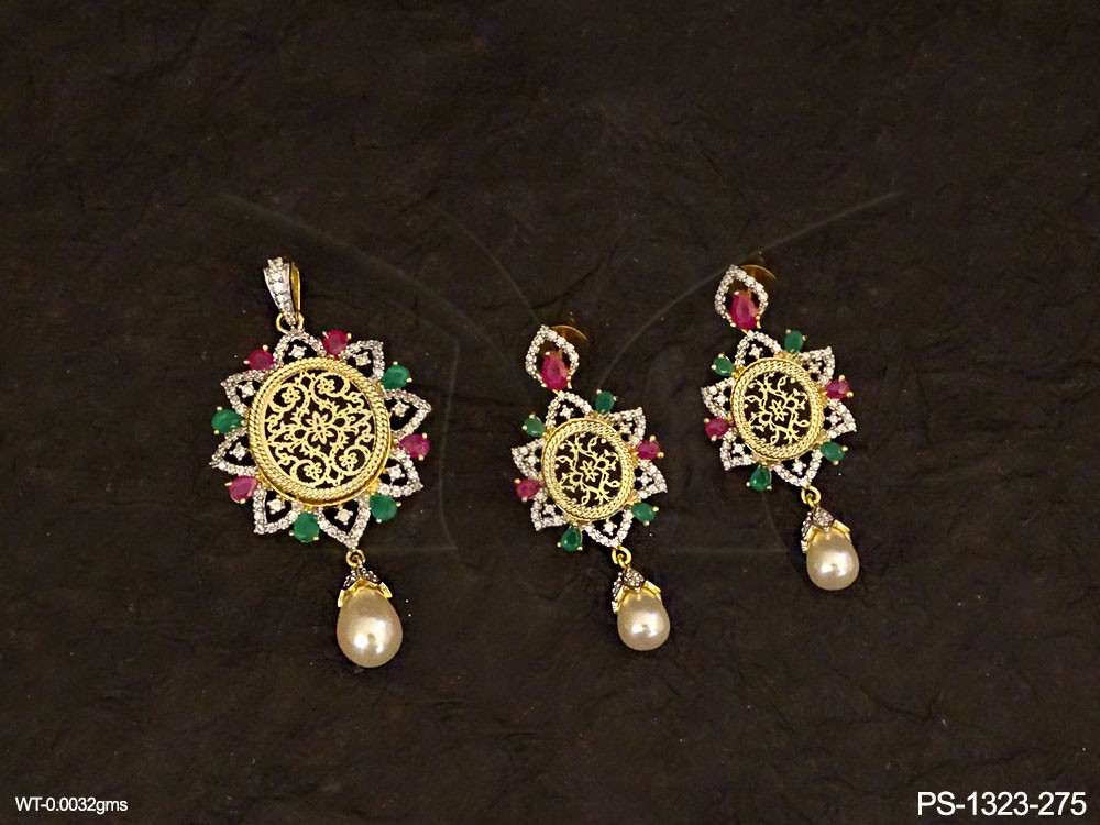 AD Thewa jewellery Set