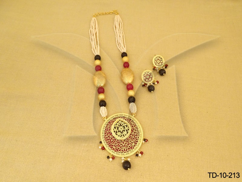 Designer Double Thewa Jewellery