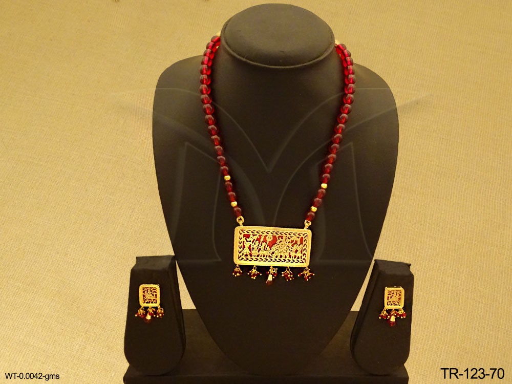 Rajwadi Traditional Thewa Jewellery