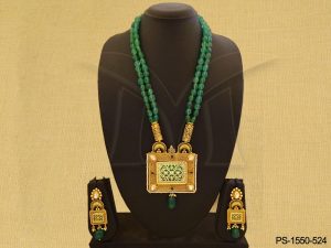 Rajwadi Thewa Designer Pendant Sets