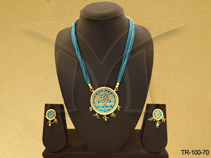 Ajmeri Traditional Single Thewa Jewellery